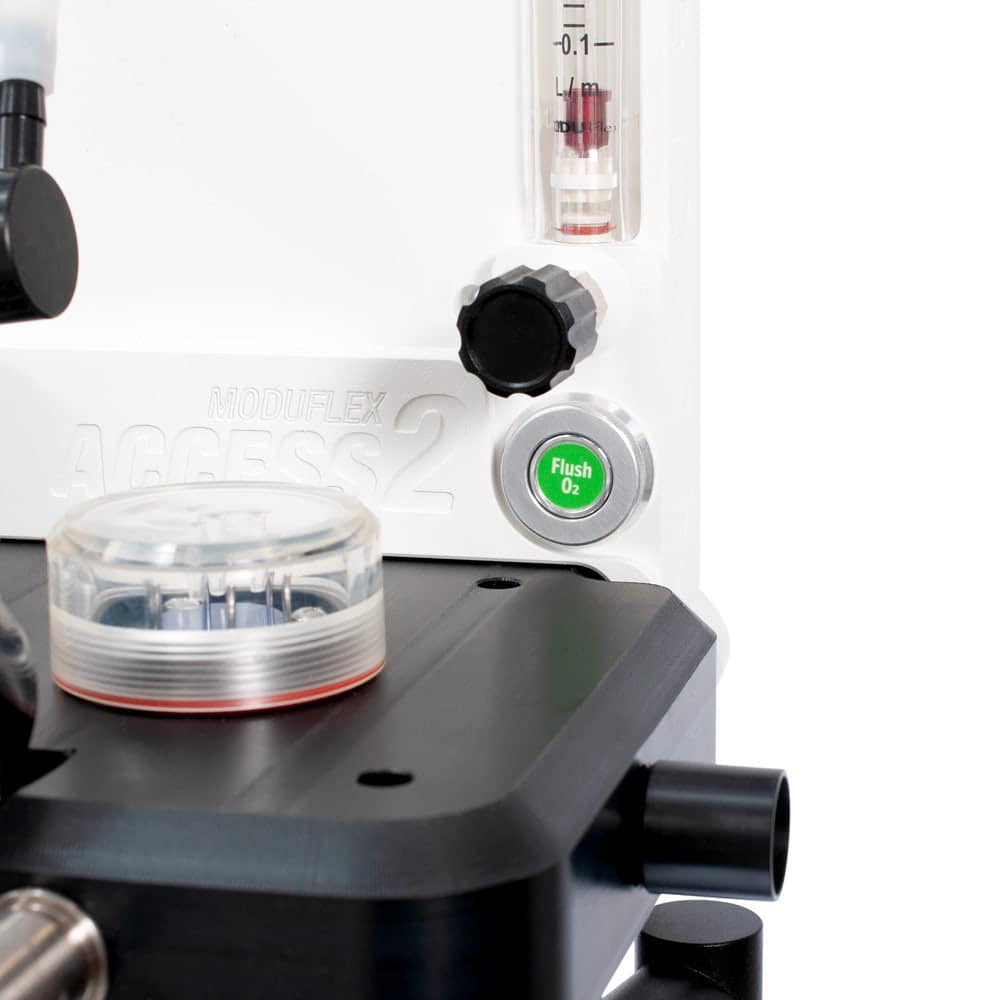 Moduflex Access2 Veterinary Anesthesia Machine with integrated concentrator