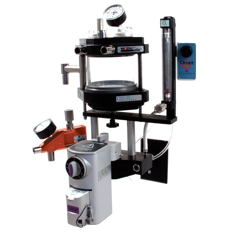 Wall-mount Moduflex Compact Veterinary Anesthesia Machine